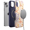 image:imageCasely iPhone 15 Plus Case  Into the Wild  White Snow Leopard  Bold Protective Design  MagSafe Compatible DesignHibiscus Blooms  Hawaiian Floral