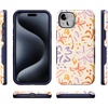 image:imageCasely iPhone 15 Plus Case  Into the Wild  White Snow Leopard  Bold Protective Design  MagSafe Compatible DesignHibiscus Blooms  Hawaiian Floral