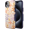image:imageCasely iPhone 15 Plus Case  Into the Wild  White Snow Leopard  Bold Protective Design  MagSafe Compatible DesignHibiscus Blooms  Hawaiian Floral
