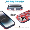 image:imageCasely iPhone 15 Plus Case  Into the Wild  White Snow Leopard  Bold Protective Design  MagSafe Compatible DesignId Pick You  Red Strawberry Case