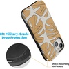 image:imageCasely iPhone 15 Plus Case  Into the Wild  White Snow Leopard  Bold Protective Design  MagSafe Compatible DesignIsland Time  Tropical Leaves