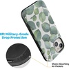 image:imageCasely iPhone 15 Plus Case  Into the Wild  White Snow Leopard  Bold Protective Design  MagSafe Compatible DesignLeaf Me Alone  Green Floral Print