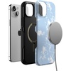 image:imageCasely iPhone 15 Plus Case  Into the Wild  White Snow Leopard  Bold Protective Design  MagSafe Compatible DesignLight Blue Skies  Marble Clouds