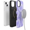 image:imageCasely iPhone 15 Plus Case  Into the Wild  White Snow Leopard  Bold Protective Design  MagSafe Compatible DesignLove Song  Lavender Heart
