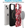 image:imageCasely iPhone 15 Plus Case  Into the Wild  White Snow Leopard  Bold Protective Design  MagSafe Compatible DesignLove Song Remix  Ombre Hearts