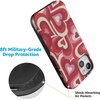 image:imageCasely iPhone 15 Plus Case  Into the Wild  White Snow Leopard  Bold Protective Design  MagSafe Compatible DesignLove Song Remix  Ombre Hearts