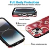 image:imageCasely iPhone 15 Plus Case  Into the Wild  White Snow Leopard  Bold Protective Design  MagSafe Compatible DesignLove Song Remix  Ombre Hearts