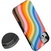 image:imageCasely iPhone 15 Plus Case  Into the Wild  White Snow Leopard  Bold Protective Design  MagSafe Compatible DesignLove for All  Rainbow Pride