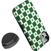 image:imageCasely iPhone 15 Plus Case  Into the Wild  White Snow Leopard  Bold Protective Design  MagSafe Compatible DesignLucky You  Shamrock
