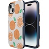 image:imageCasely iPhone 15 Plus Case  Into the Wild  White Snow Leopard  Bold Protective Design  MagSafe Compatible DesignMain Squeeze  Orange Stamped