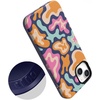 image:imageCasely iPhone 15 Plus Case  Into the Wild  White Snow Leopard  Bold Protective Design  MagSafe Compatible DesignMidnight Color Splash  Abstract Retro