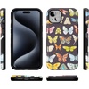 image:imageCasely iPhone 15 Plus Case  Into the Wild  White Snow Leopard  Bold Protective Design  MagSafe Compatible DesignMidnight Monarch  Jenna Palek x Casely