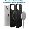 image:imageCasely iPhone 15 Plus Case  Into the Wild  White Snow Leopard  Bold Protective Design  MagSafe Compatible DesignMidnight Onyx  Black Shimmer