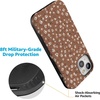 image:imageCasely iPhone 15 Plus Case  Into the Wild  White Snow Leopard  Bold Protective Design  MagSafe Compatible DesignMocha Meadow  Tiny Flowers