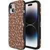 image:imageCasely iPhone 15 Plus Case  Into the Wild  White Snow Leopard  Bold Protective Design  MagSafe Compatible DesignMocha Meadow  Tiny Flowers