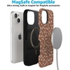 image:imageCasely iPhone 15 Plus Case  Into the Wild  White Snow Leopard  Bold Protective Design  MagSafe Compatible DesignMocha Meadow  Tiny Flowers