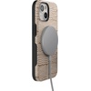 image:imageCasely iPhone 15 Plus Case  Into the Wild  White Snow Leopard  Bold Protective Design  MagSafe Compatible DesignMocha Ripple  Brown Waves Case
