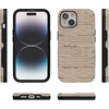 image:imageCasely iPhone 15 Plus Case  Into the Wild  White Snow Leopard  Bold Protective Design  MagSafe Compatible DesignMocha Ripple  Brown Waves Case
