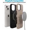 image:imageCasely iPhone 15 Plus Case  Into the Wild  White Snow Leopard  Bold Protective Design  MagSafe Compatible DesignMocha Ripple  Brown Waves Case