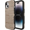 image:imageCasely iPhone 15 Plus Case  Into the Wild  White Snow Leopard  Bold Protective Design  MagSafe Compatible DesignMocha Ripple  Brown Waves Case