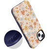 image:imageCasely iPhone 15 Plus Case  Into the Wild  White Snow Leopard  Bold Protective Design  MagSafe Compatible DesignMushroom Magic  Retro Floral