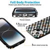 image:imageCasely iPhone 15 Plus Case  Into the Wild  White Snow Leopard  Bold Protective Design  MagSafe Compatible DesignOld Skool  Retro Checkerboard