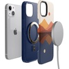 image:imageCasely iPhone 15 Plus Case  Into the Wild  White Snow Leopard  Bold Protective Design  MagSafe Compatible DesignOpposites Attract  Day  Night Mountains