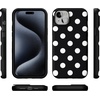 image:imageCasely iPhone 15 Plus Case  Into the Wild  White Snow Leopard  Bold Protective Design  MagSafe Compatible DesignPolka Dots  High Contrast