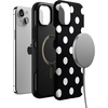 image:imageCasely iPhone 15 Plus Case  Into the Wild  White Snow Leopard  Bold Protective Design  MagSafe Compatible DesignPolka Dots  High Contrast