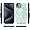 image:imageCasely iPhone 15 Plus Case  Into the Wild  White Snow Leopard  Bold Protective Design  MagSafe Compatible DesignPura Vida  Coastal Checkers