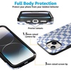 image:imageCasely iPhone 15 Plus Case  Into the Wild  White Snow Leopard  Bold Protective Design  MagSafe Compatible DesignReality Check  Periwinkle