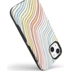 image:imageCasely iPhone 15 Plus Case  Into the Wild  White Snow Leopard  Bold Protective Design  MagSafe Compatible DesignRide The Wave  Pastel Rainbow Lined