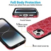 image:imageCasely iPhone 15 Plus Case  Into the Wild  White Snow Leopard  Bold Protective Design  MagSafe Compatible DesignRose Garden  Red Aesthetic