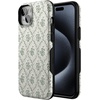 image:imageCasely iPhone 15 Plus Case  Into the Wild  White Snow Leopard  Bold Protective Design  MagSafe Compatible DesignSage Tapestry  Floral Vines