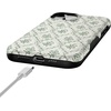 image:imageCasely iPhone 15 Plus Case  Into the Wild  White Snow Leopard  Bold Protective Design  MagSafe Compatible DesignSage Tapestry  Floral Vines