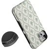 image:imageCasely iPhone 15 Plus Case  Into the Wild  White Snow Leopard  Bold Protective Design  MagSafe Compatible DesignSage Tapestry  Floral Vines