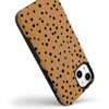 image:imageCasely iPhone 15 Plus Case  Into the Wild  White Snow Leopard  Bold Protective Design  MagSafe Compatible DesignSpot On  Dotted Animal