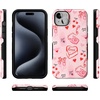 image:imageCasely iPhone 15 Plus Case  Into the Wild  White Snow Leopard  Bold Protective Design  MagSafe Compatible DesignThats Amore  Valentines