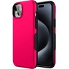 image:imageCasely iPhone 15 Plus Case  Into the Wild  White Snow Leopard  Bold Protective Design  MagSafe Compatible DesignThink Pink  Solid Neon Pink
