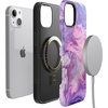 image:imageCasely iPhone 15 Plus Case  Into the Wild  White Snow Leopard  Bold Protective Design  MagSafe Compatible DesignTie Dying Over You Purple Marble