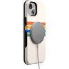 image:imageCasely iPhone 15 Plus Case  Into the Wild  White Snow Leopard  Bold Protective Design  MagSafe Compatible DesignTotally Groovy  Rainbow Stripes