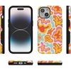 image:imageCasely iPhone 15 Plus Case  Into the Wild  White Snow Leopard  Bold Protective Design  MagSafe Compatible DesignTropical Color Splash  Abstract Retro