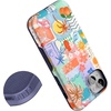 image:imageCasely iPhone 15 Plus Case  Into the Wild  White Snow Leopard  Bold Protective Design  MagSafe Compatible DesignTropical Heat  Beachy Collage