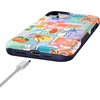 image:imageCasely iPhone 15 Plus Case  Into the Wild  White Snow Leopard  Bold Protective Design  MagSafe Compatible DesignTropical Heat  Beachy Collage