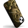 image:imageCasely iPhone 15 Plus Case  Into the Wild  White Snow Leopard  Bold Protective Design  MagSafe Compatible DesignVan Gogh  Skull of a Skeleton with Burning Cig