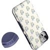 image:imageCasely iPhone 15 Plus Case  Into the Wild  White Snow Leopard  Bold Protective Design  MagSafe Compatible DesignVintage Garden  Blue Hydrangea