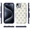 image:imageCasely iPhone 15 Plus Case  Into the Wild  White Snow Leopard  Bold Protective Design  MagSafe Compatible DesignVintage Garden  Blue Hydrangea