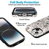 image:imageCasely iPhone 15 Plus Case  Into the Wild  White Snow Leopard  Bold Protective Design  MagSafe Compatible DesignWere All Human  Minimal Face Art