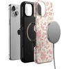 image:imageCasely iPhone 15 Plus Case  Into the Wild  White Snow Leopard  Bold Protective Design  MagSafe Compatible DesignWestern Bloom  Jenna Palek x Casely