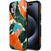 image:imageCasely iPhone 15 Plus Case  Into the Wild  White Snow Leopard  Bold Protective Design  MagSafe Compatible DesignYes  of Quartz  Sculpted Marble